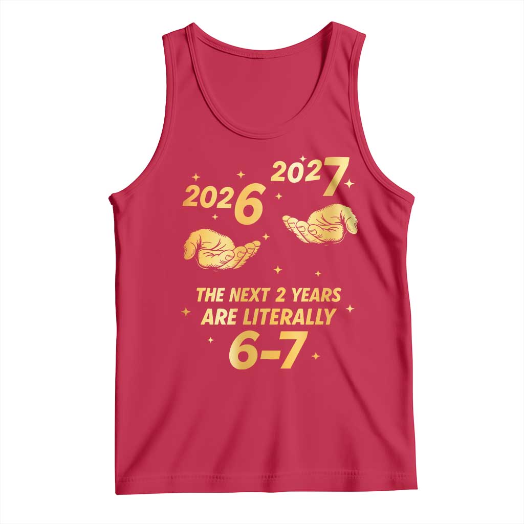 Funny 67 New Years Eve Tank Top Six Seven Boys Kids NYE Party 6 7 Meme - Wonder Print Shop