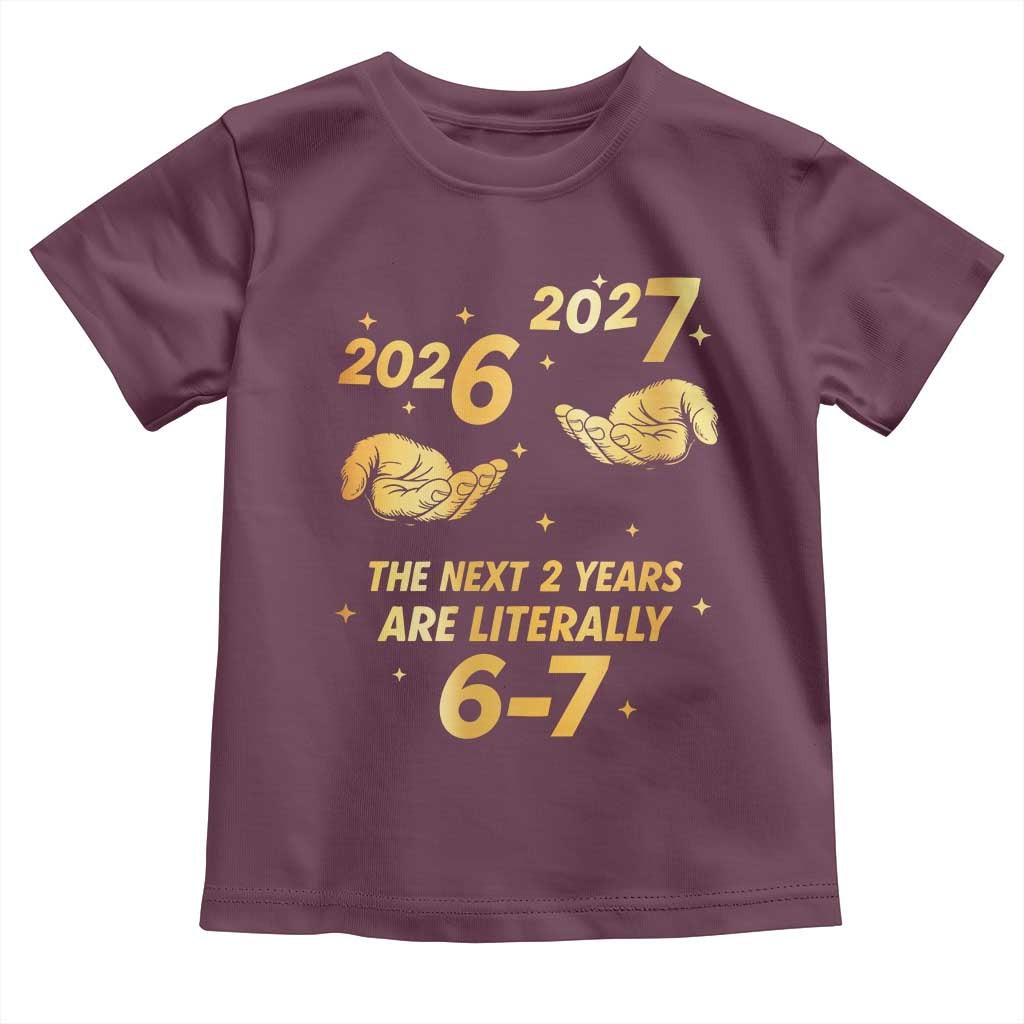 Funny 67 New Years Eve Toddler T Shirt Six Seven Boys Kids NYE Party 6 7 Meme - Wonder Print Shop