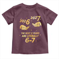 Funny 67 New Years Eve Toddler T Shirt Six Seven Boys Kids NYE Party 6 7 Meme - Wonder Print Shop