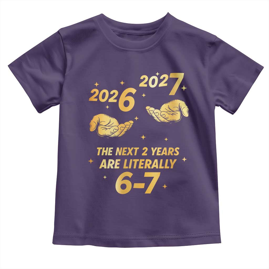 Funny 67 New Years Eve Toddler T Shirt Six Seven Boys Kids NYE Party 6 7 Meme - Wonder Print Shop