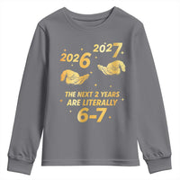 Funny 67 New Years Eve Youth Sweatshirt Six Seven Boys Kids NYE Party 6 7 Meme - Wonder Print Shop
