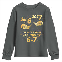 Funny 67 New Years Eve Youth Sweatshirt Six Seven Boys Kids NYE Party 6 7 Meme - Wonder Print Shop