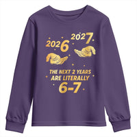 Funny 67 New Years Eve Youth Sweatshirt Six Seven Boys Kids NYE Party 6 7 Meme - Wonder Print Shop