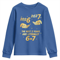 Funny 67 New Years Eve Youth Sweatshirt Six Seven Boys Kids NYE Party 6 7 Meme - Wonder Print Shop