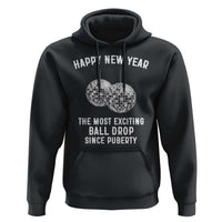 Funny New Years Eve Hoodie Ball Drop Rude Adult Humor - Wonder Print Shop