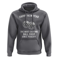 Funny New Years Eve Hoodie Ball Drop Rude Adult Humor - Wonder Print Shop