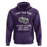 Funny New Years Eve Hoodie Ball Drop Rude Adult Humor - Wonder Print Shop