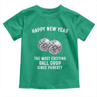 Funny New Years Eve Toddler T Shirt Ball Drop Rude Adult Humor - Wonder Print Shop