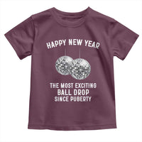 Funny New Years Eve Toddler T Shirt Ball Drop Rude Adult Humor - Wonder Print Shop