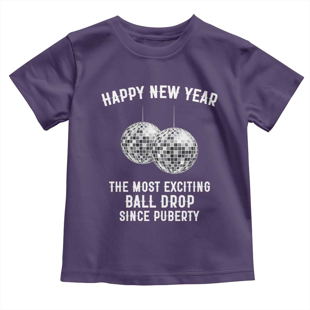 Funny New Years Eve Toddler T Shirt Ball Drop Rude Adult Humor - Wonder Print Shop