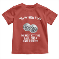 Funny New Years Eve Toddler T Shirt Ball Drop Rude Adult Humor - Wonder Print Shop