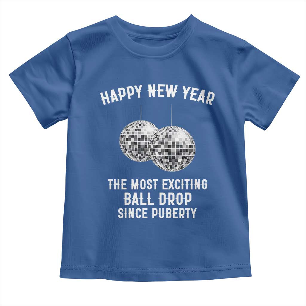 Funny New Years Eve Toddler T Shirt Ball Drop Rude Adult Humor - Wonder Print Shop