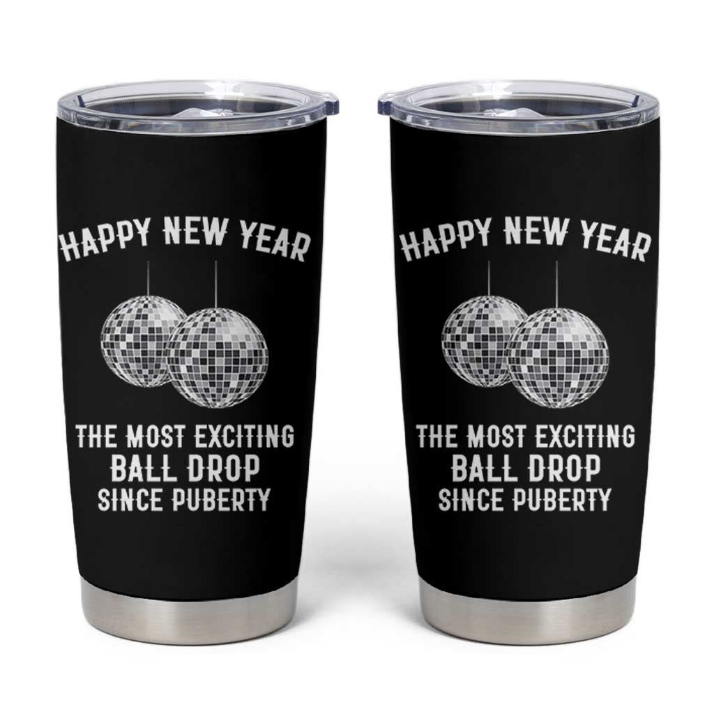 Funny New Years Eve Tumbler Cup Ball Drop Rude Adult Humor - Wonder Print Shop