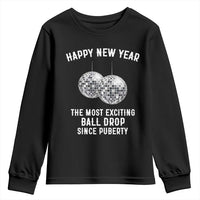 Funny New Years Eve Youth Sweatshirt Ball Drop Rude Adult Humor - Wonder Print Shop