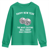 Funny New Years Eve Youth Sweatshirt Ball Drop Rude Adult Humor - Wonder Print Shop