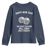 Funny New Years Eve Youth Sweatshirt Ball Drop Rude Adult Humor - Wonder Print Shop