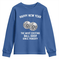 Funny New Years Eve Youth Sweatshirt Ball Drop Rude Adult Humor - Wonder Print Shop