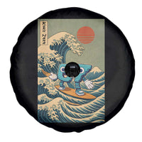 67 Surfing Japanese Spare Tire Cover Funny Great Wave Off Kanagawa Six Seven Brainrot Meme - Wonder Print Shop
