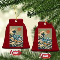 67 Surfing Japanese Ceramic Ornament Funny Great Wave Off Kanagawa Six Seven Brainrot Meme - Wonder Print Shop