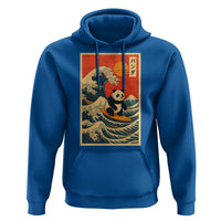 Panda Surfing Japanese Hoodie Vintage Great Wave Off Kanagawa Anime Kawaii - Wonder Print Shop