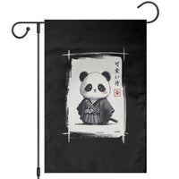 Kawaii Anime Samurai Panda Garden Flag Vintage Sumi-e Japanese Art Funny Panda Lovers - Wonder Print Shop