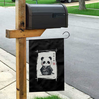 Kawaii Anime Samurai Panda Garden Flag Vintage Sumi-e Japanese Art Funny Panda Lovers - Wonder Print Shop