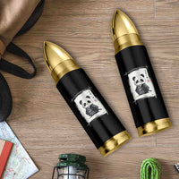 Kawaii Anime Samurai Panda Bullet Tumbler Vintage Sumi-e Japanese Art Funny Panda Lovers - Wonder Print Shop