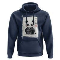 Kawaii Anime Samurai Panda Hoodie Vintage Sumi-e Japanese Art Funny Panda Lovers - Wonder Print Shop