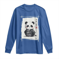 Kawaii Anime Samurai Panda Long Sleeve Shirt Vintage Sumi-e Japanese Art Funny Panda Lovers - Wonder Print Shop