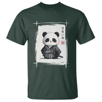 Kawaii Anime Samurai Panda T Shirt Vintage Sumi-e Japanese Art Funny Panda Lovers - Wonder Print Shop