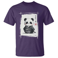 Kawaii Anime Samurai Panda T Shirt Vintage Sumi-e Japanese Art Funny Panda Lovers - Wonder Print Shop