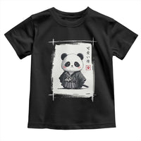 Kawaii Anime Samurai Panda Toddler T Shirt Vintage Sumi-e Japanese Art Funny Panda Lovers - Wonder Print Shop