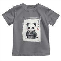 Kawaii Anime Samurai Panda Toddler T Shirt Vintage Sumi-e Japanese Art Funny Panda Lovers - Wonder Print Shop