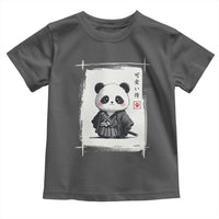 Kawaii Anime Samurai Panda Toddler T Shirt Vintage Sumi-e Japanese Art Funny Panda Lovers - Wonder Print Shop