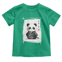Kawaii Anime Samurai Panda Toddler T Shirt Vintage Sumi-e Japanese Art Funny Panda Lovers - Wonder Print Shop