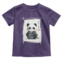 Kawaii Anime Samurai Panda Toddler T Shirt Vintage Sumi-e Japanese Art Funny Panda Lovers - Wonder Print Shop