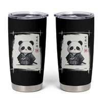 Kawaii Anime Samurai Panda Tumbler Cup Vintage Sumi-e Japanese Art Funny Panda Lovers - Wonder Print Shop