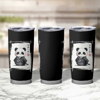 Kawaii Anime Samurai Panda Tumbler Cup Vintage Sumi-e Japanese Art Funny Panda Lovers - Wonder Print Shop