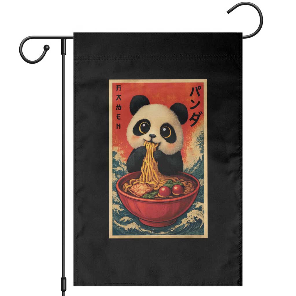 Kawaii Anime Panda Ramen Garden Flag Funny Japanese Noodles Anime Lovers - Wonder Print Shop