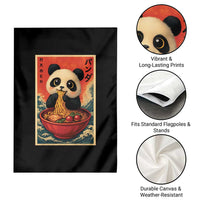 Kawaii Anime Panda Ramen Garden Flag Funny Japanese Noodles Anime Lovers - Wonder Print Shop