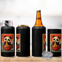 Kawaii Anime Panda Ramen 4 in 1 Can Cooler Tumbler Funny Japanese Noodles Anime Lovers - Wonder Print Shop