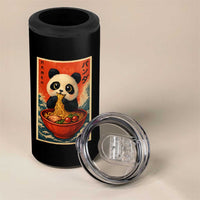 Kawaii Anime Panda Ramen 4 in 1 Can Cooler Tumbler Funny Japanese Noodles Anime Lovers - Wonder Print Shop