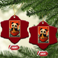 Kawaii Anime Panda Ramen Ceramic Ornament Funny Japanese Noodles Anime Lovers - Wonder Print Shop
