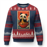 Kawaii Anime Panda Ramen Ugly Christmas Sweater Funny Japanese Noodles Anime Lovers - Wonder Print Shop