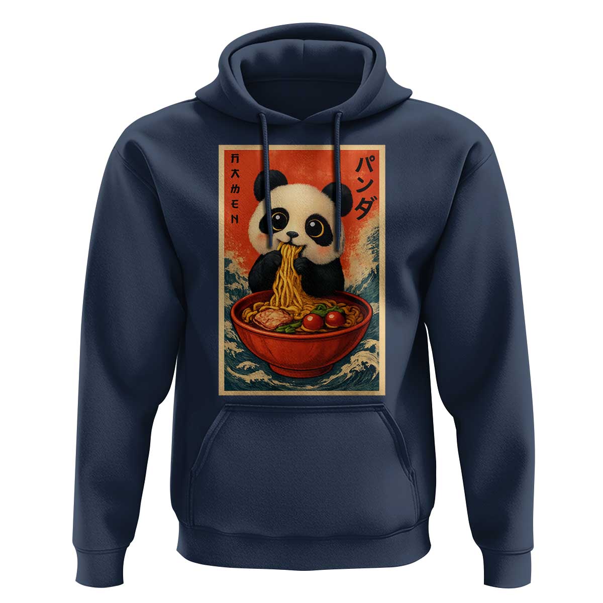 Kawaii Anime Panda Ramen Hoodie Funny Japanese Noodles Anime Lovers - Wonder Print Shop