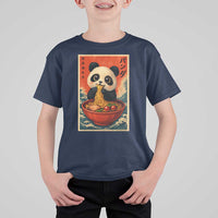 Kawaii Anime Panda Ramen T Shirt For Kid Funny Japanese Noodles Anime Lovers - Wonder Print Shop