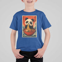 Kawaii Anime Panda Ramen T Shirt For Kid Funny Japanese Noodles Anime Lovers - Wonder Print Shop