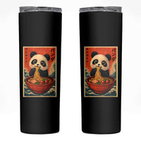 Kawaii Anime Panda Ramen Skinny Tumbler Funny Japanese Noodles Anime Lovers - Wonder Print Shop