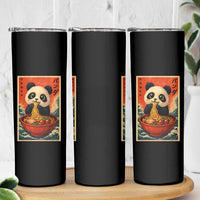 Kawaii Anime Panda Ramen Skinny Tumbler Funny Japanese Noodles Anime Lovers - Wonder Print Shop