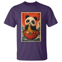 Kawaii Anime Panda Ramen T Shirt Funny Japanese Noodles Anime Lovers - Wonder Print Shop